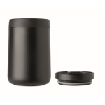 Thermobecher aus Edelstahl mit wiederverwendbarem Kaffeefilter 450 ml farbe schwarz neunte Ansicht
