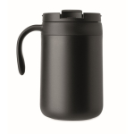 Thermobecher aus Edelstahl mit wiederverwendbarem Kaffeefilter 450 ml farbe schwarz zehnte Ansicht