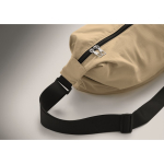 Urbaner Umhängetasche aus wasserabweisendem Nylon mit verstellbarem Gurt farbe khaki drittes Detailbild