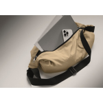 Urbaner Umhängetasche aus wasserabweisendem Nylon mit verstellbarem Gurt farbe khaki viertes Detailbild