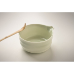 Matcha-Set mit 5 Teilen aus Keramik und Bambus in Geschenkbox farbe mintgrün drittes Detailbild