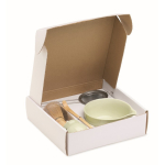 Matcha-Set mit 5 Teilen aus Keramik und Bambus in Geschenkbox farbe mintgrün sechste Ansicht