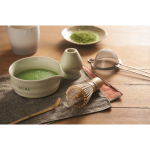 Matcha-Set mit 5 Teilen aus Keramik und Bambus in Geschenkbox farbe mintgrün Stimmungsbild Hauptansicht