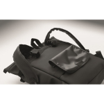 PU-Rucksack mit Fach für 15-Zoll-Laptop und Fahrradriemen, 20 L farbe schwarz Detailbild