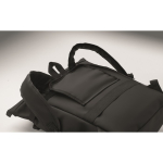 PU-Rucksack mit Fach für 15-Zoll-Laptop und Fahrradriemen, 20 L farbe schwarz Detailbild
