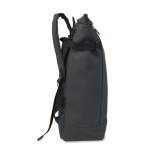 PU-Rucksack mit Fach für 15-Zoll-Laptop und Fahrradriemen, 20 L farbe blau fünfte Ansicht