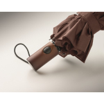 Windfester automatischer Taschenschirm aus Polyester, Ø 94 farbe braun fünftes Detailbild