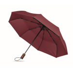 Windfester automatischer Taschenschirm aus Polyester, Ø 94 farbe bordeaux
