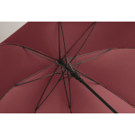 Automatischer windfester Pongee-Regenschirm mit geradem Griff, Ø 137 farbe bordeaux viertes Detailbild