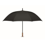Automatischer windfester Pongee-Regenschirm mit geradem Griff, Ø 137 farbe schwarz