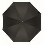 Automatischer windfester Pongee-Regenschirm mit geradem Griff, Ø 137 farbe schwarz sechste Ansicht