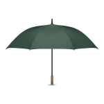 Automatischer windfester Pongee-Regenschirm mit geradem Griff, Ø 137 farbe grün