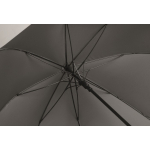 Automatischer windfester Pongee-Regenschirm mit geradem Griff, Ø 137 farbe dunkelgrau viertes Detailbild