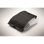 Vakuum-Kompressionsbeutel aus Polyester mit Ventil und Doppelverschluss 10 L farbe schwarz sechstes Detailbild