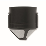 Wiederverwendbarer Kaffeefilter aus Edelstahl mit Etui farbe schwarz dritte Ansicht