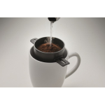 Wiederverwendbarer Kaffeefilter aus Edelstahl mit Etui farbe schwarz siebtes Detailbild