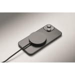Magnetisches kabelloses Ladegerät mit festem 1 m USB-C-Kabel und 25 W farbe schwarz viertes Detailbild
