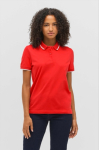 Unisex-Baumwollpolo mit Kontraststreifen 200 g/m² SOL'S PALERMO farbe rot zweite Ansicht