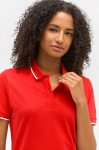 Unisex-Baumwollpolo mit Kontraststreifen 200 g/m² SOL'S PALERMO farbe rot dritte Ansicht