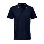 Unisex-Baumwollpolo mit Kontraststreifen 200 g/m² SOL'S PALERMO farbe ultramarinblau