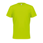 Kinder-Sportshirt aus recyceltem Polyester 150 g/m² SOL'S SPRINT farbe neongelb sechste Ansicht
