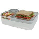 Lunchbox aus Kunststoff mit mehreren Fächern, 1,45 l farbe hellgrau zweite Ansicht
