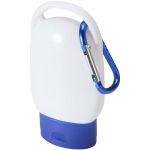 Sonnencreme LSF 30 mit Karabiner und Vanilleduft, 30 ml farbe blau