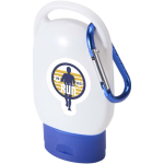 Sonnencreme LSF 30 mit Karabiner und Vanilleduft, 30 ml farbe blau