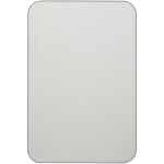 Magnetische Powerbank mit kabelloser Ladefunktion, 5.000 mAh farbe silber zweite Vorderansicht