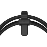Xtorm USB-C-Ladekabel aus geflochtenem Nylon mit Power Delivery bis 100 W farbe schwarz Detailansicht 3