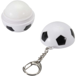 Lippenbalsam mit Schlüsselanhänger in Fußballform, LSF 15, Vanille farbe schwarz