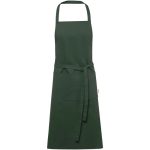 Baumwollschürze mit Doppeltasche, 200 g/m² farbe dunkelgrün
