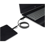 Magnetisches 5-in-1-Ladekabel, 100 cm, mit Schnellladefunktion bis 65 W farbe schwarz zweite Ansicht