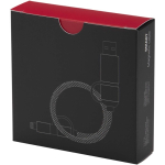 Magnetisches 5-in-1-Ladekabel, 100 cm, mit Schnellladefunktion bis 65 W farbe schwarz zweite Ansicht mit Box