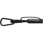 3-in-1-Ladekabel mit Karabiner und Schnellladefunktion bis 65 W farbe schwarz zweite Vorderansicht