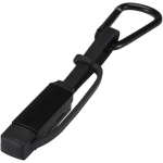 3-in-1-Ladekabel mit Karabiner und Schnellladefunktion bis 65 W farbe schwarz zweite Ansicht