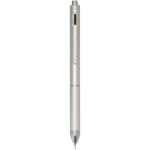 4-in-1-Kugelschreiber aus Edelstahl mit Druckbleistift und drei Tintenfarben farbe silber zweite Ansicht