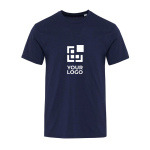 Unisex-Kurzarm-T-Shirt aus Bio-Baumwolle, 160 g/m², Elevate Ansicht mit Druckbereich