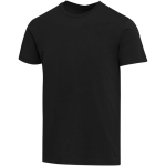 Unisex-T-Shirt mit Rundhalsausschnitt aus Bio-Baumwolle und Elasthan, 200 g/m², Elevate farbe schwarz