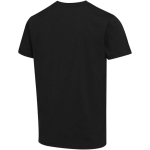 Unisex-T-Shirt mit Rundhalsausschnitt aus Bio-Baumwolle und Elasthan, 200 g/m², Elevate farbe schwarz dritte Rückansicht