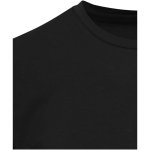 Unisex-T-Shirt mit Rundhalsausschnitt aus Bio-Baumwolle und Elasthan, 200 g/m², Elevate farbe schwarz Detailansicht 1