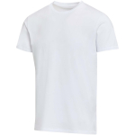 Unisex-T-Shirt mit Rundhalsausschnitt aus Bio-Baumwolle und Elasthan, 200 g/m², Elevate farbe weiß