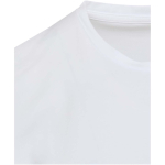Unisex-T-Shirt mit Rundhalsausschnitt aus Bio-Baumwolle und Elasthan, 200 g/m², Elevate farbe weiß Detailansicht 1