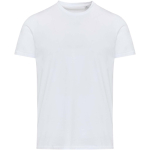 Unisex-T-Shirt mit Rundhalsausschnitt aus Bio-Baumwolle und Elasthan, 200 g/m², Elevate farbe weiß zweite Vorderansicht