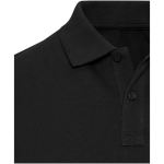 Unisex-Kurzarm-Poloshirt aus Baumwollmischgewebe, 220 g/m², Elevate farbe schwarz Detailansicht 1