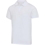 Unisex-Kurzarm-Poloshirt aus Baumwollmischgewebe, 220 g/m², Elevate farbe weiß