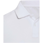 Unisex-Kurzarm-Poloshirt aus Baumwollmischgewebe, 220 g/m², Elevate farbe weiß Detailansicht 1