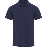 Unisex-Kurzarm-Poloshirt aus Baumwollmischgewebe, 220 g/m², Elevate farbe marineblau zweite Vorderansicht