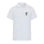 Unisex-Kurzarm-Poloshirt aus Baumwollmischgewebe, 220 g/m², Elevate Ansicht mit Druckbereich