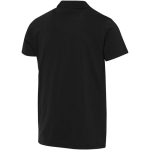 Unisex-Kurzarm-Poloshirt aus zertifizierter Bio-Baumwolle, 180 g/m², Elevate farbe schwarz dritte Rückansicht